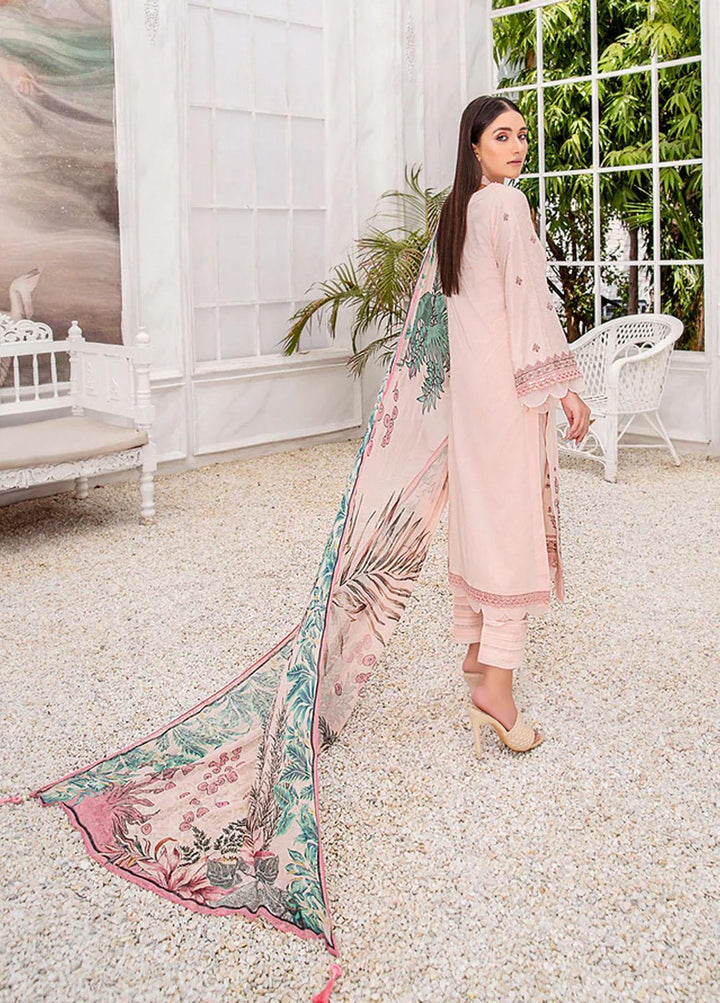 Sahane By LALA Textiles Embroidered Lawn Suits Unstitched 3 Piece LT22S Tanaz - Summer Collection