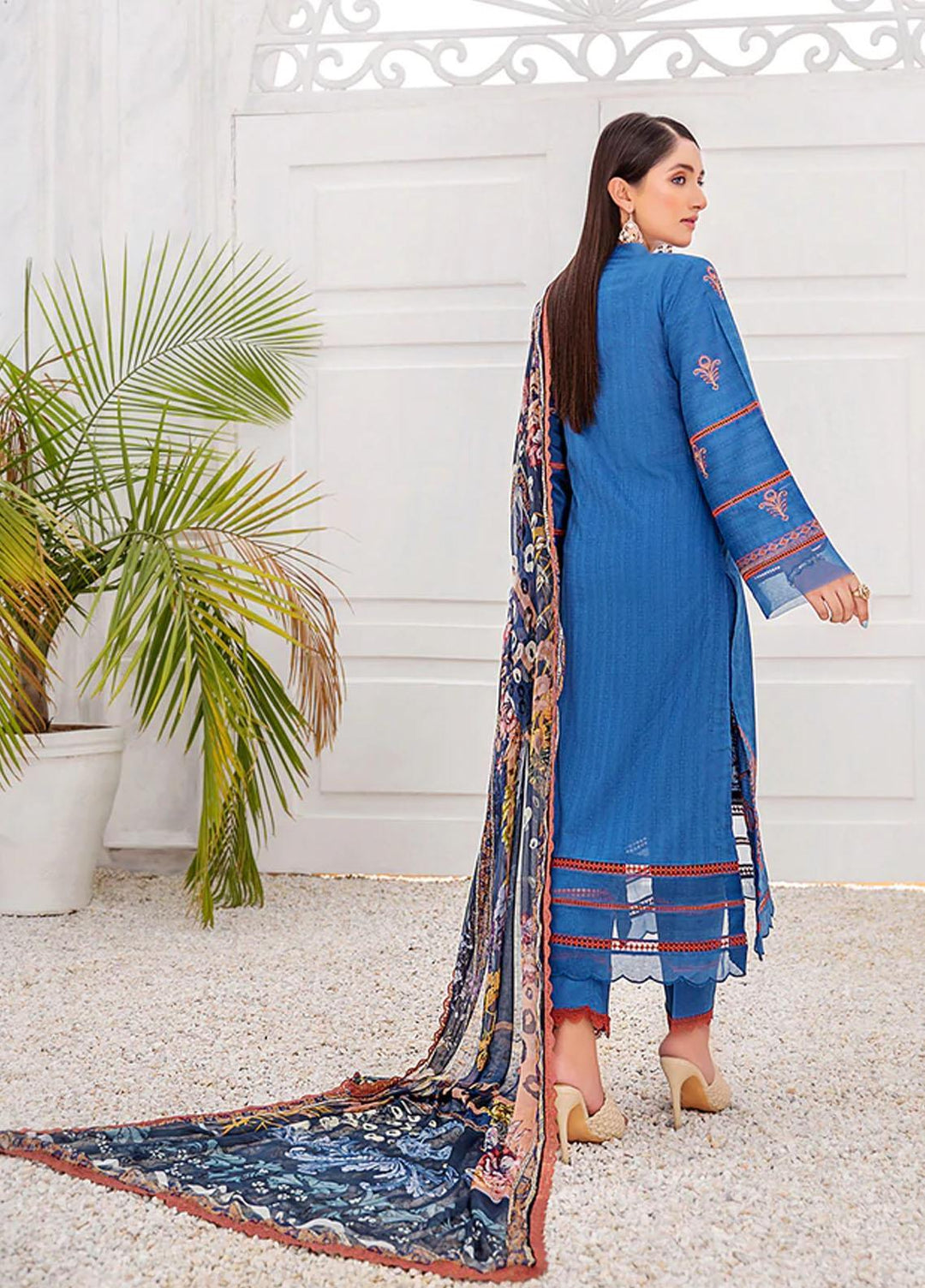 Sahane By LALA Textiles Embroidered Lawn Suits Unstitched 3 Piece LT22S Zoella - Summer Collection