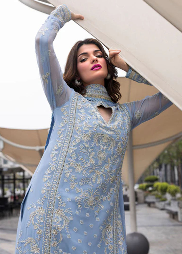 Sahane Embroidered Chiffon Suits Unstitched 3 Piece CT 25001 First Rain - Formals Collection