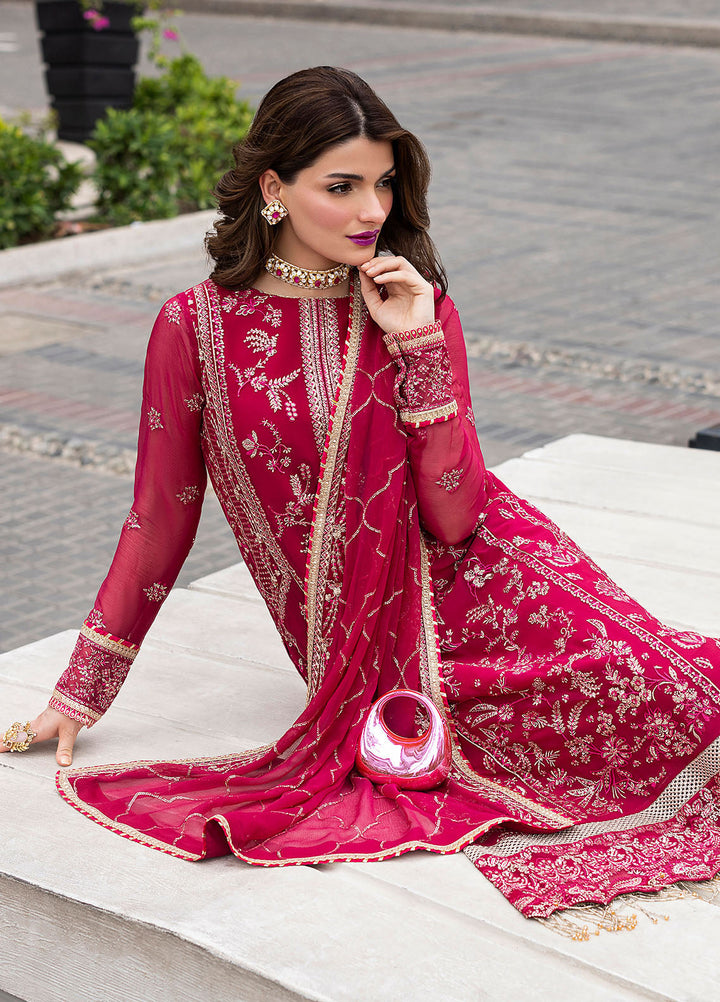 Sahane Embroidered Chiffon Suits Unstitched 3 Piece CT 25003 Dousee - Formals Collection