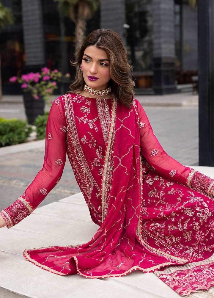 Sahane Embroidered Chiffon Suits Unstitched 3 Piece CT 25003 Dousee - Formals Collection