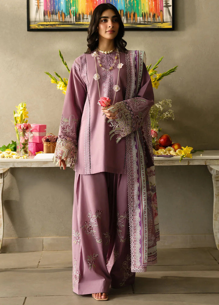 Sahane Embroidered Lawn Suits Unstitched 3 Piece SNE25IL CT-21003 Lilaia - Summer Collection