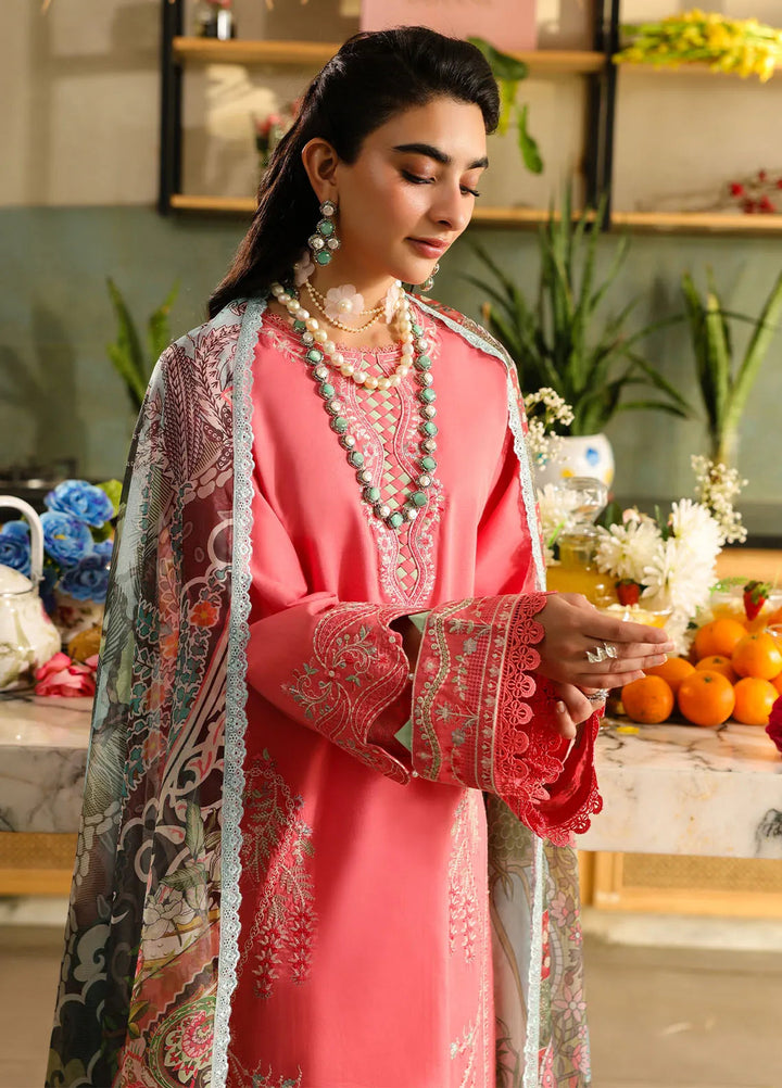 Sahane Embroidered Lawn Suits Unstitched 3 Piece SNE25IL CT-21006 Rosetta - Summer Collection