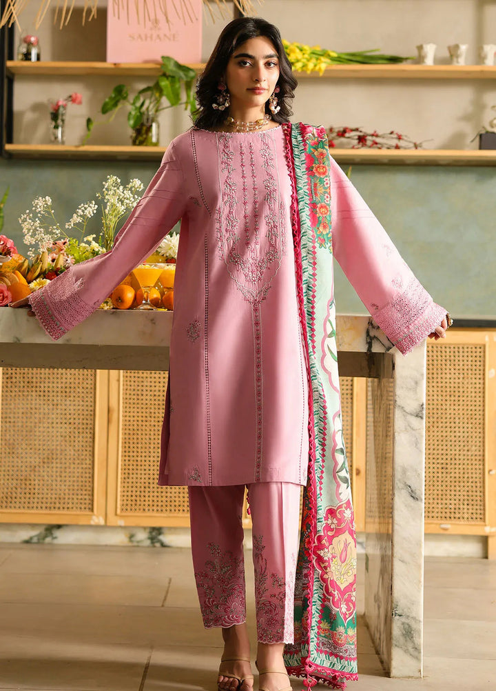 Sahane Embroidered Lawn Suits Unstitched 3 Piece SNE25IL CT-21009 Zira - Summer Collection