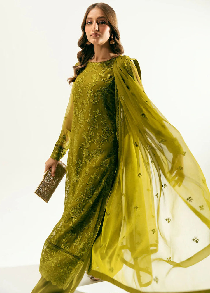 Sahane Pret Embroidered Chiffon 3 Piece Suit ME 24002 Ayliz