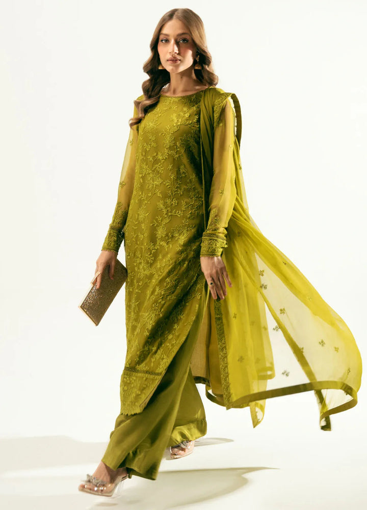 Sahane Pret Embroidered Chiffon 3 Piece Suit ME 24002 Ayliz