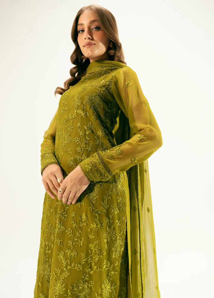 Sahane Pret Embroidered Chiffon 3 Piece Suit ME 24002 Ayliz