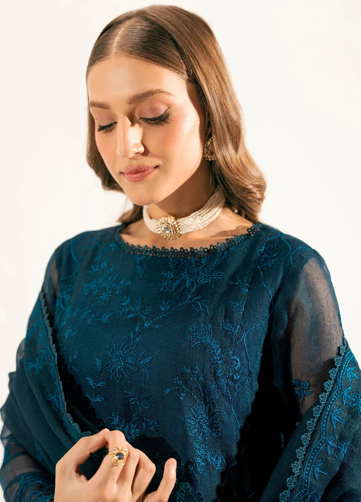 Sahane Pret Embroidered Cotton Net 3 Piece Suit ME 24004 Calla