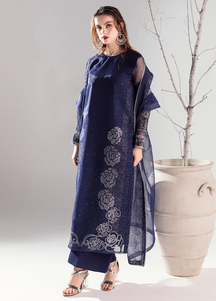 Sahane Pret Embroidered Organza 3 Piece Suit ME-06 Elektra