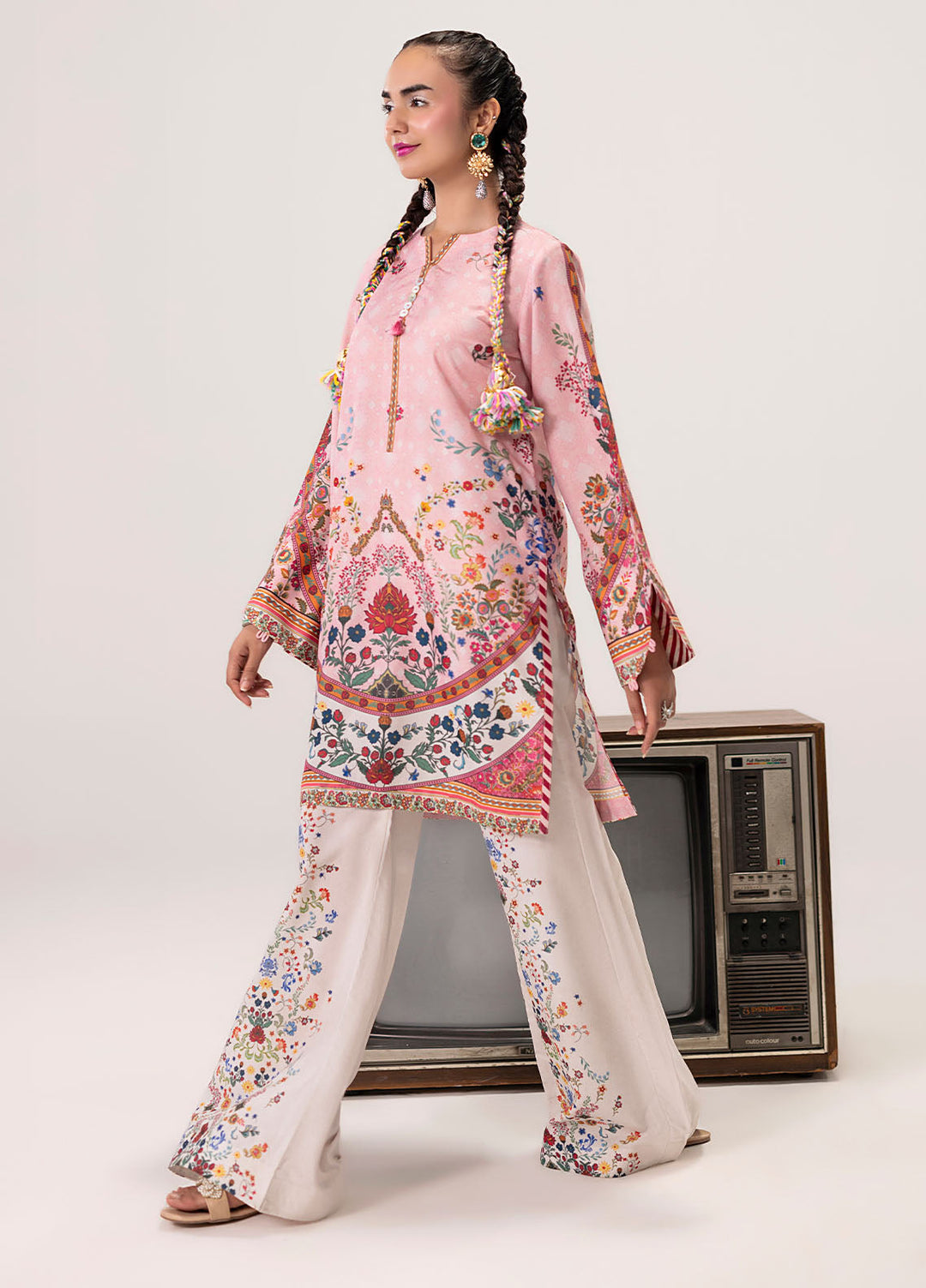 Sahane Pret Printed Poly Lawn 2 Piece Suit ME26002 Slay