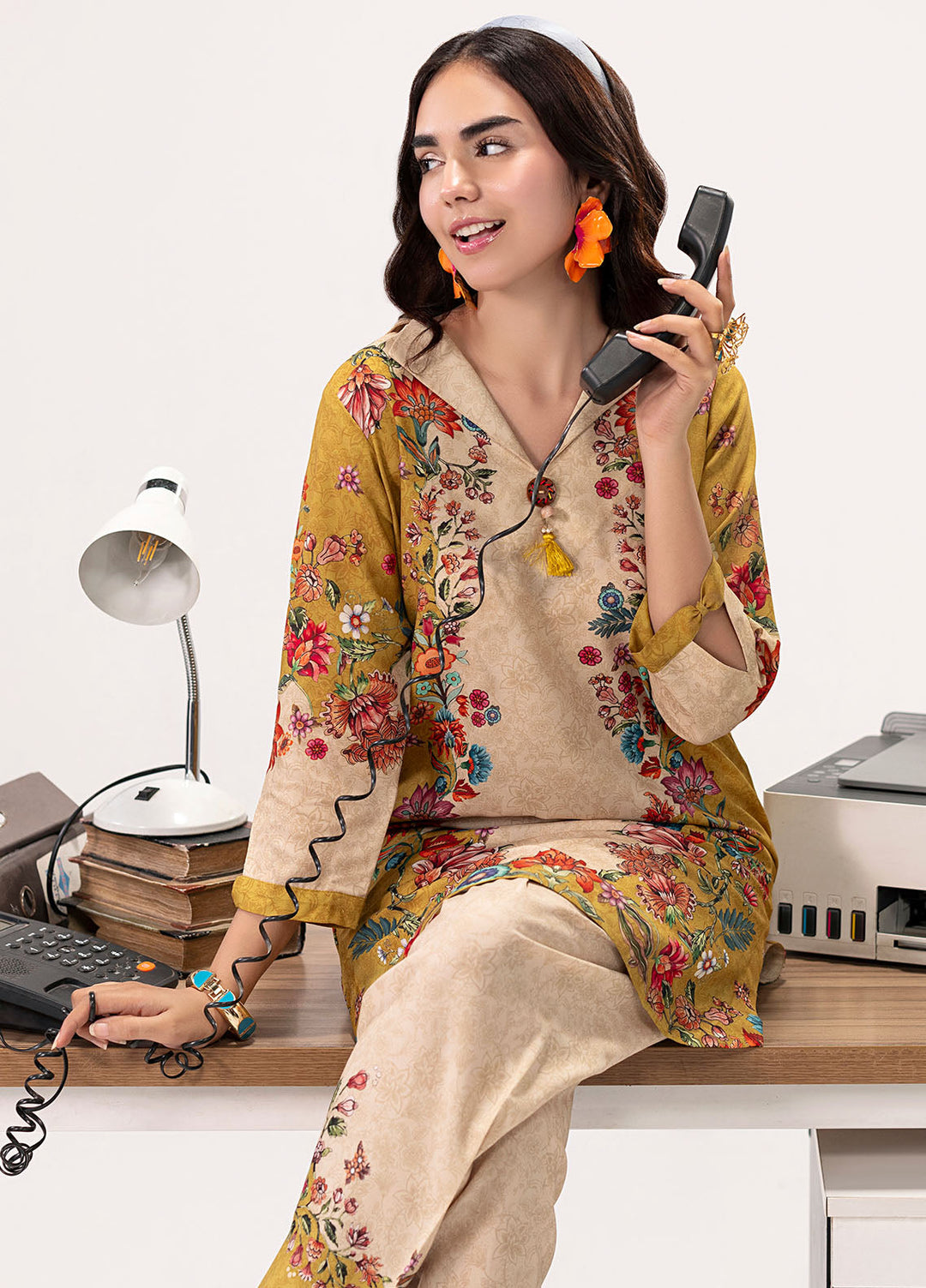 Sahane Pret Printed Poly Lawn 2 Piece Suit ME26010 Yolo