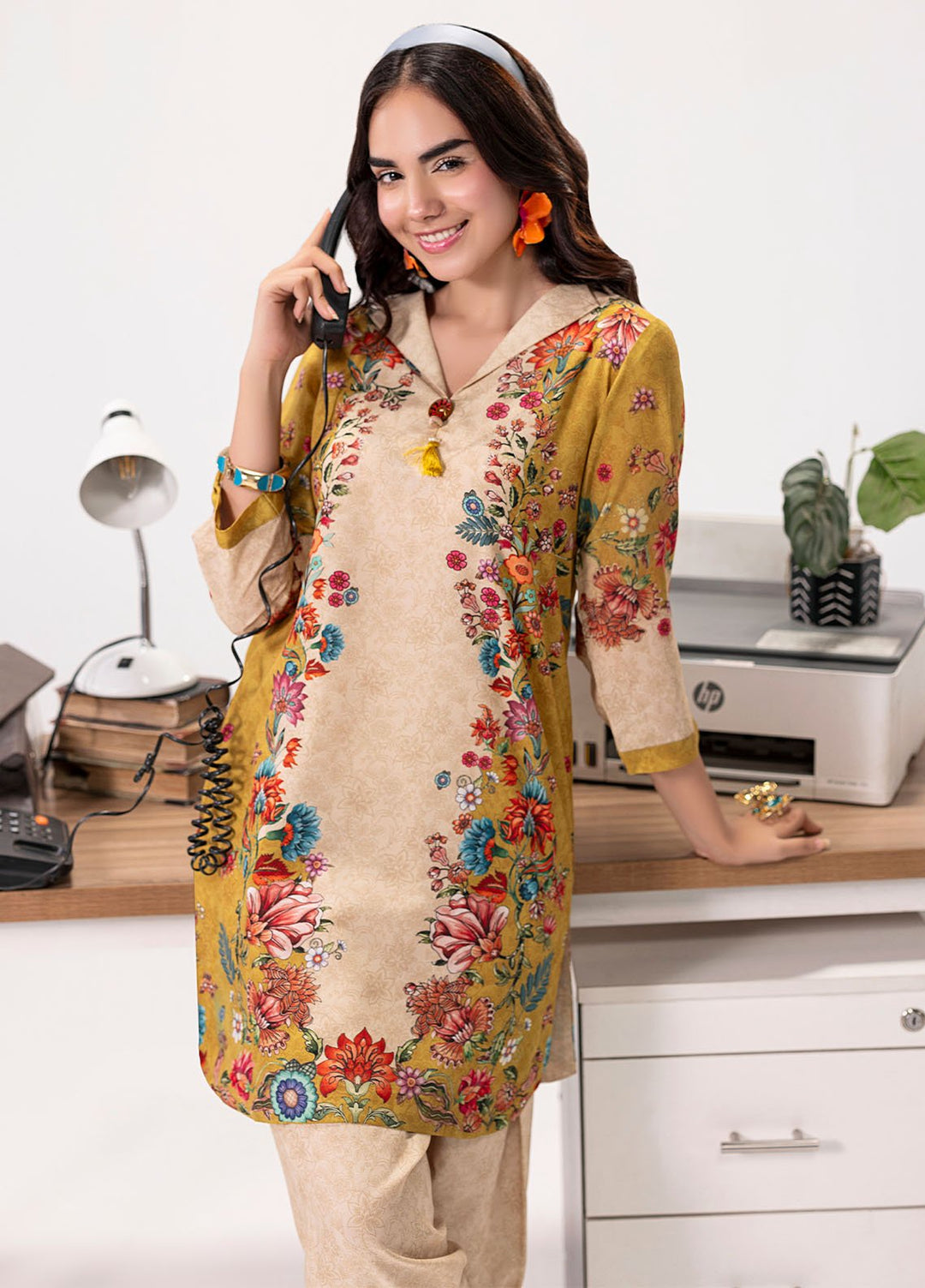 Sahane Pret Printed Poly Lawn 2 Piece Suit ME26010 Yolo