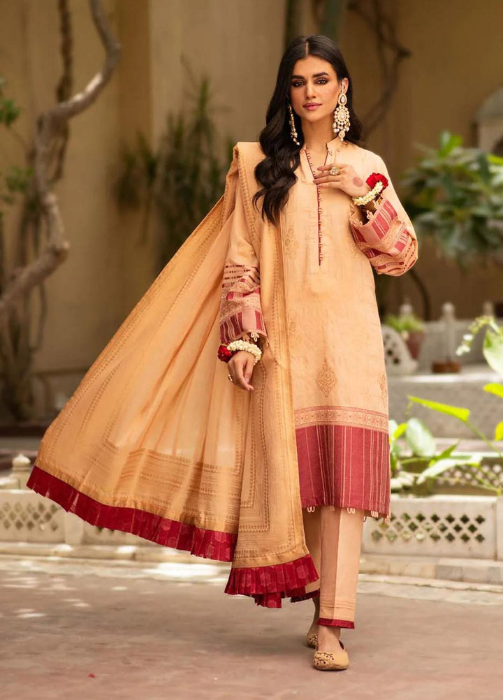 Sahar Jacquard Cotton Suits Unstitched 3 Piece SAENJC Anjuman - Summer Collection