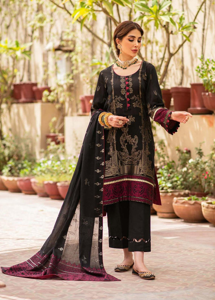 Sahar Jacquard Cotton Suits Unstitched 3 Piece SAENJC Mushq - Summer Collection