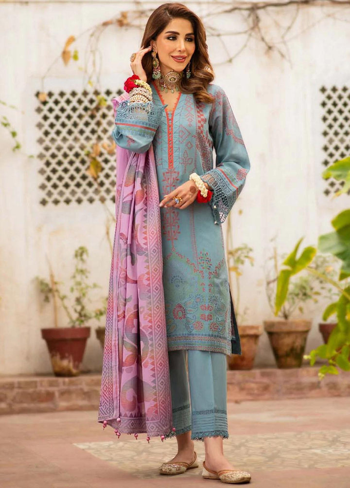 Sahar Jacquard Cotton Suits Unstitched 3 Piece SAENJC Nargis - Summer Collection