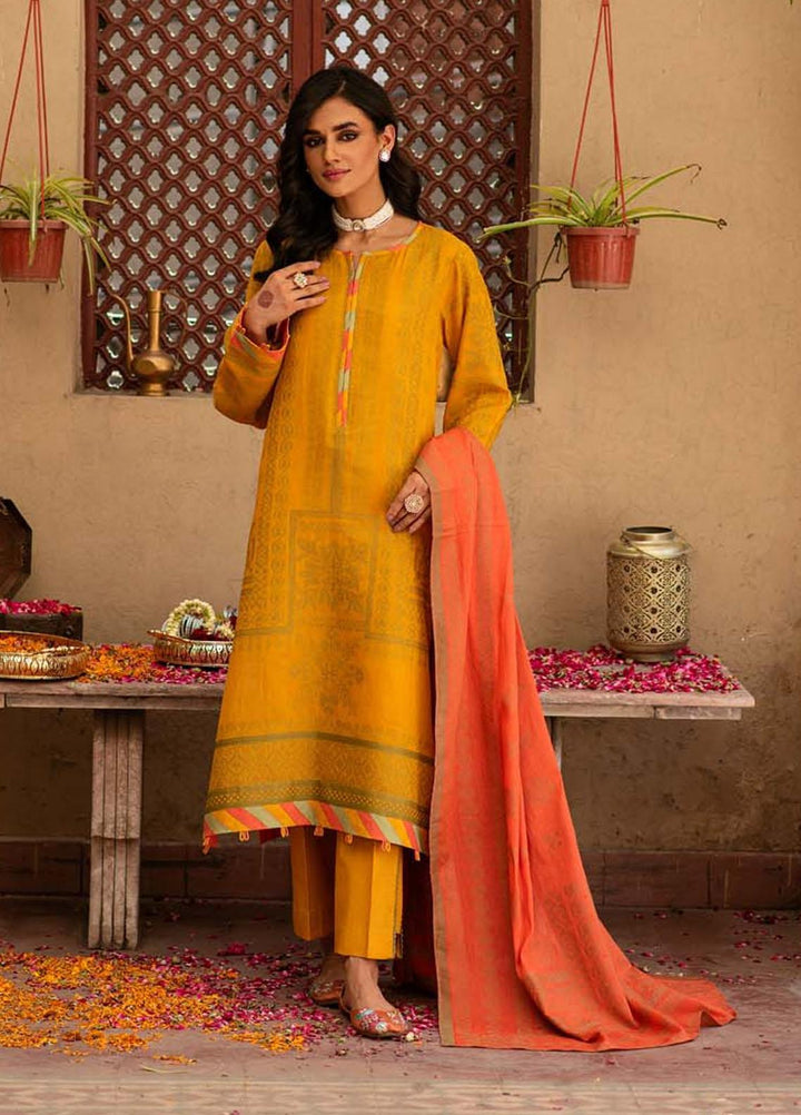 Sahar Jacquard Cotton Suits Unstitched 3 Piece SAENJC Vasl - Summer Collection