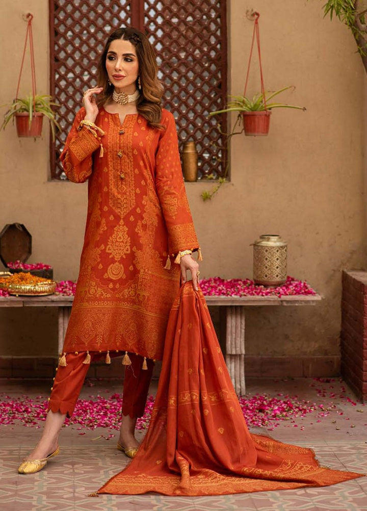 Sahar Jacquard Cotton Suits Unstitched 3 Piece SAENJC Zeenat - Summer Collection