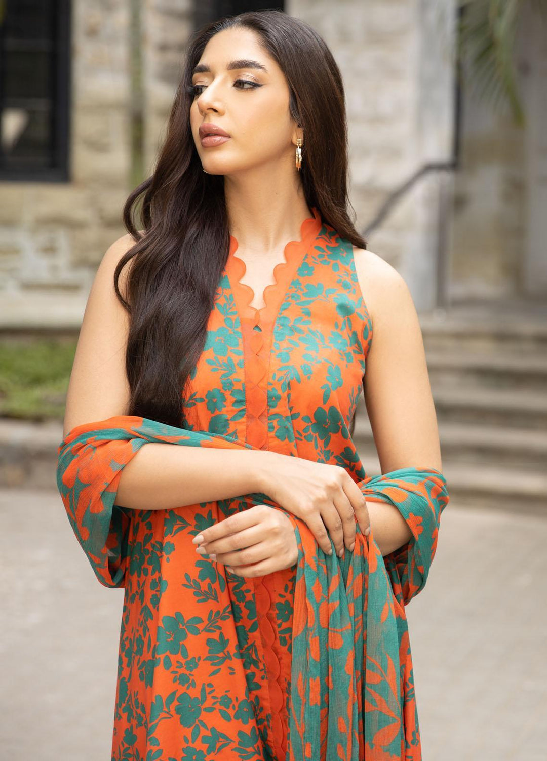 Sahar Printed Cambric Suits Unstitched 3 Piece SHR23AW AWC-V1-23-01 - Summer Collection