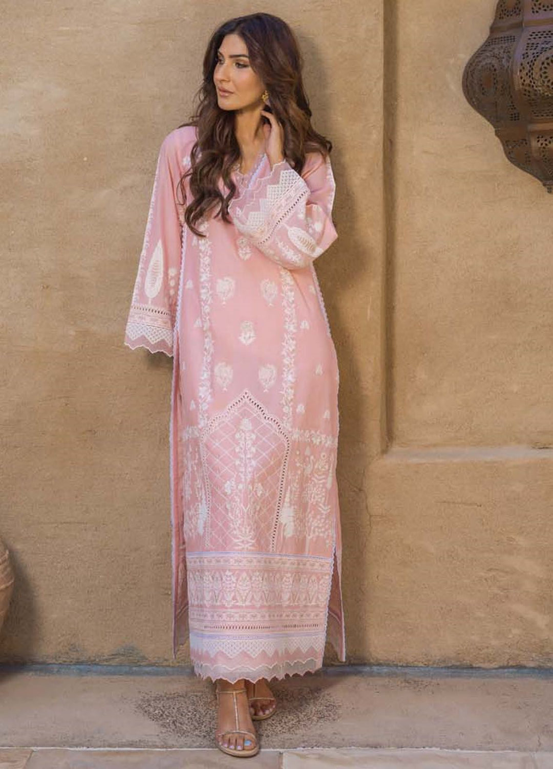Sahar Chikankari Lawn Suit Unstitched 3 Piece SHR24LS S24-CK-L1-06 - Spring Summer Collection