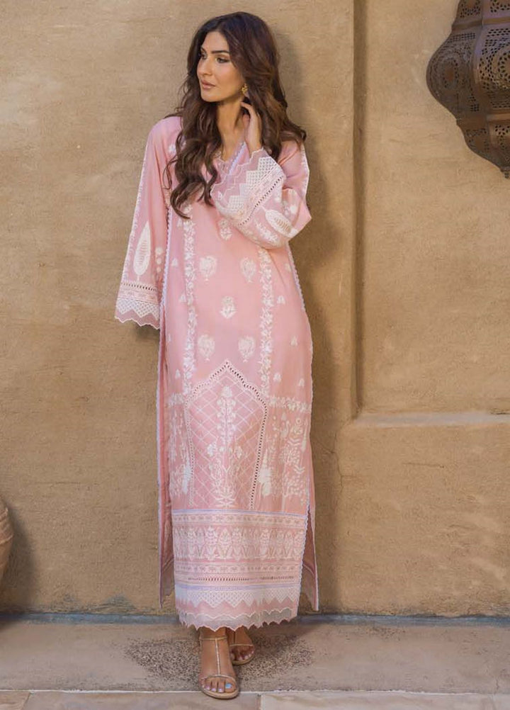 Sahar Chikankari Lawn Suit Unstitched 3 Piece SHR24LS S24-CK-L1-06 - Spring Summer Collection