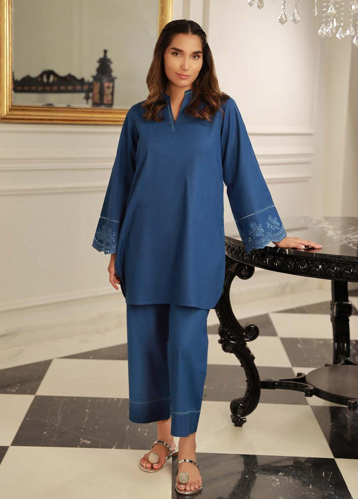 Sahar Pret Embroidered  2 Piece Suit AWHB23-1 Sapphire