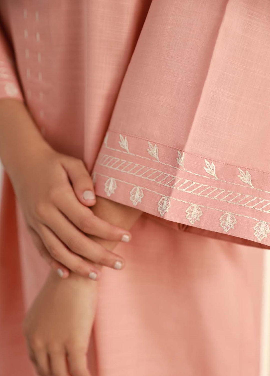 Sahar Pret Embroidered  2 Piece Suit AWHB23-2 Coral Luxe