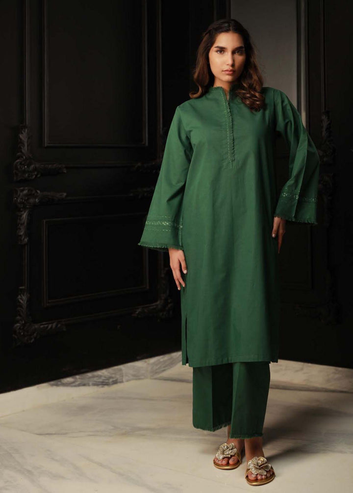 Sahar Pret Embroidered  2 Piece Suit AWHB23-3 Evergreen