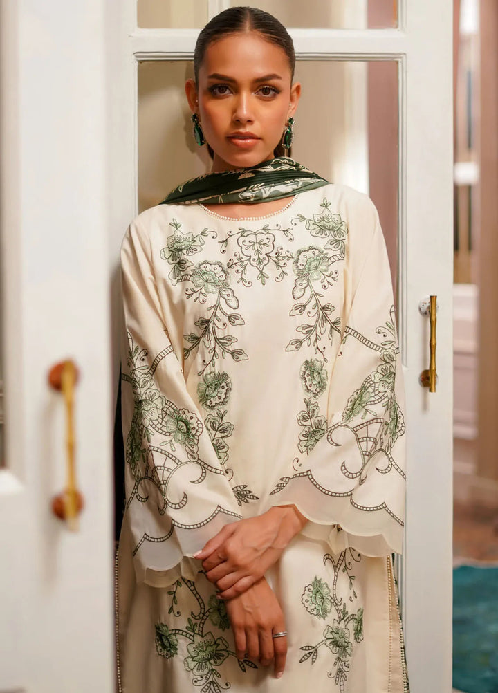Sahar Embroidered Khaddar Suit Unstitched 3 Piece SHR24A EKH-24-V2-04 - Winter Collection