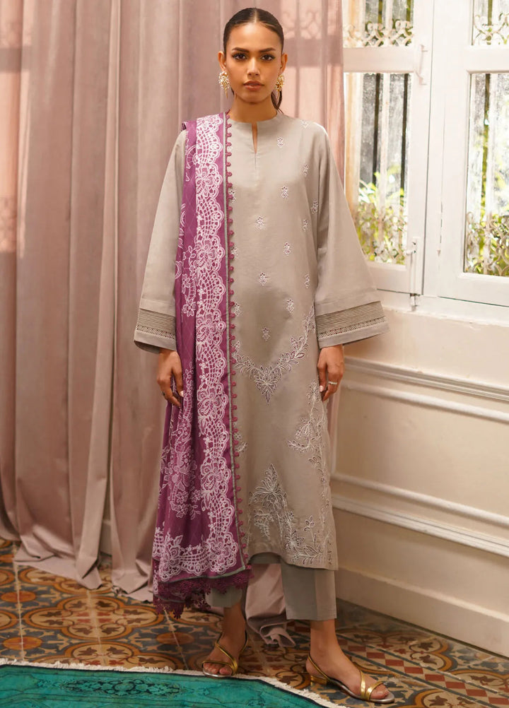 Sahar Embroidered Khaddar Suit Unstitched 3 Piece SHR24A EKH-24-V2-05 - Winter Collection