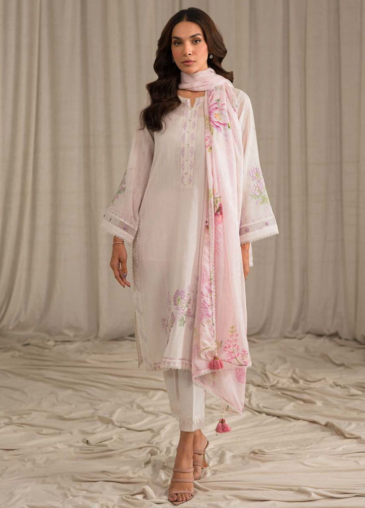 Sahar Embroidered Lawn Suit Unstitched 3 Piece SHR24LS S24-ES-L1-05 - Spring Summer Collection