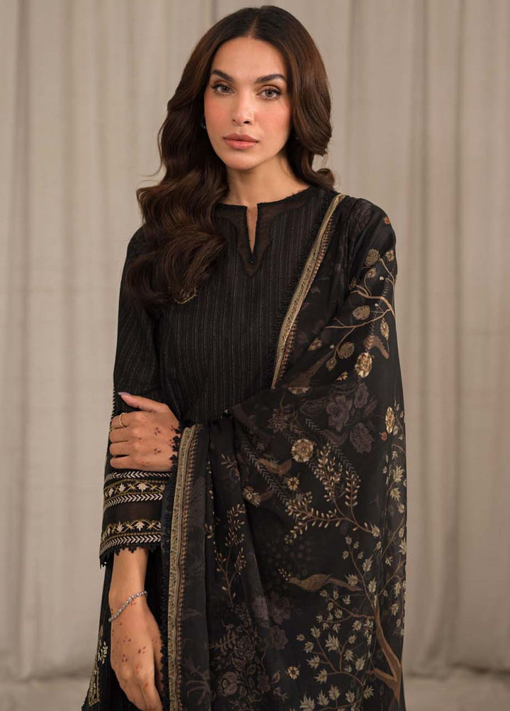 Sahar Embroidered Lawn Suit Unstitched 3 Piece SHR24LS S24-TL-L1-02 - Spring Summer Collection