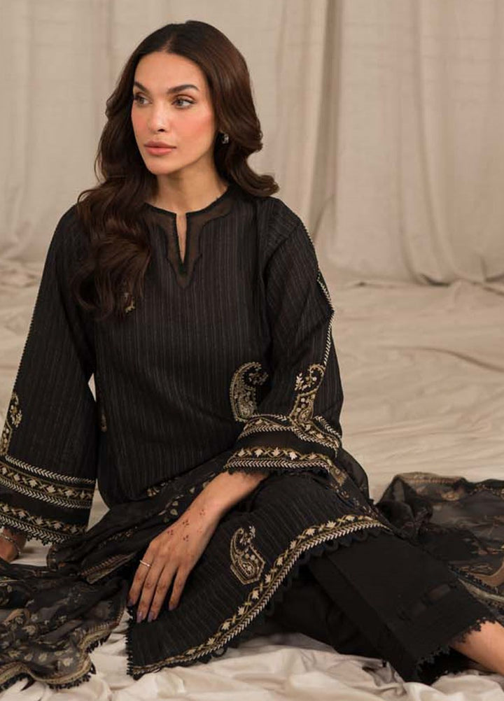 Sahar Embroidered Lawn Suit Unstitched 3 Piece SHR24LS S24-TL-L1-02 - Spring Summer Collection