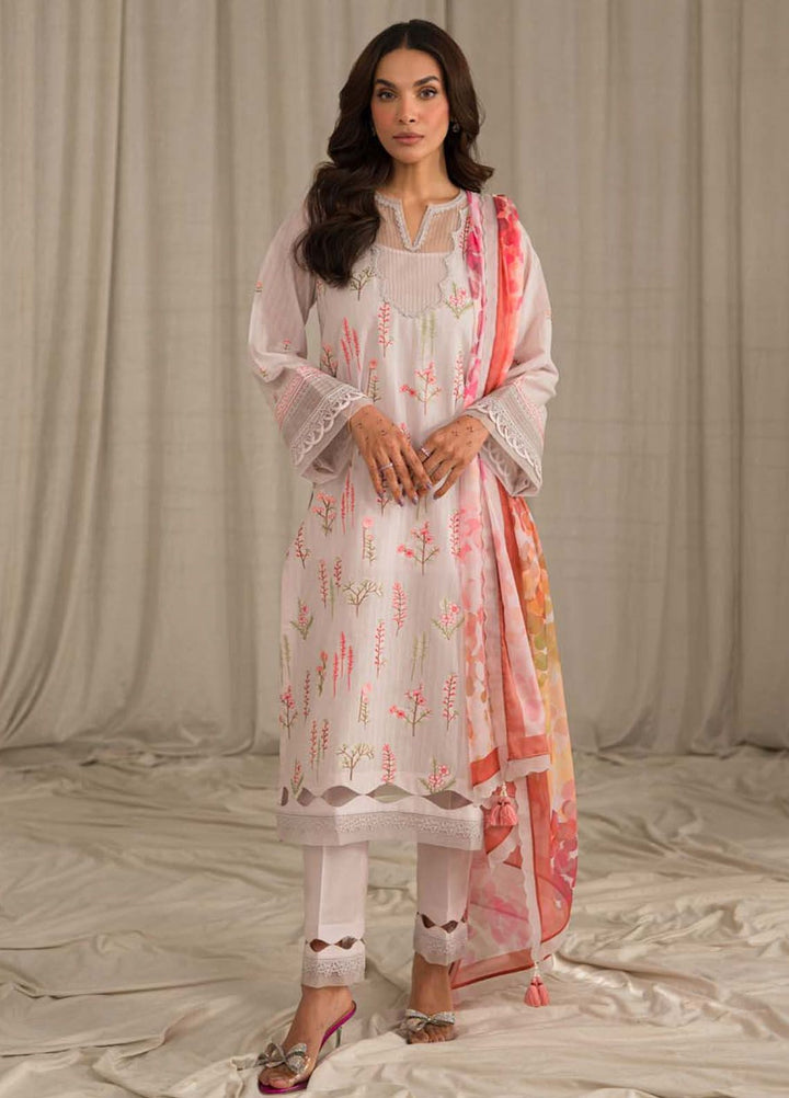 Sahar Embroidered Lawn Suit Unstitched 3 Piece SHR24LS S24-TL-L1-03 - Spring Summer Collection