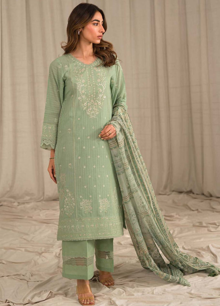 Sahar Embroidered Lawn Suit Unstitched 3 Piece SHR24LS S24-TL-L1-04 - Spring Summer Collection