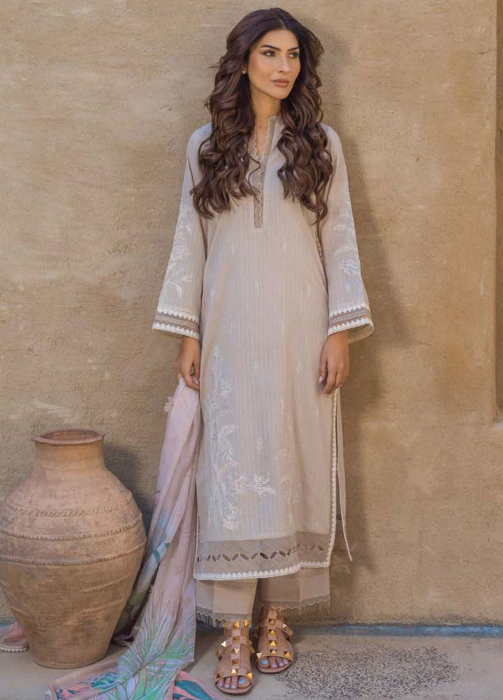 Sahar Embroidered Lawn Suit Unstitched 3 Piece SHR24LS S24-TL-L1-05 - Spring Summer Collection