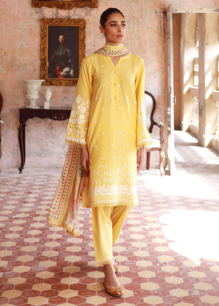 Sahar Embroidered Lawn Suits Unstitched 3 Piece SHR23EE SSL-V3-23-21 - Eid Collection