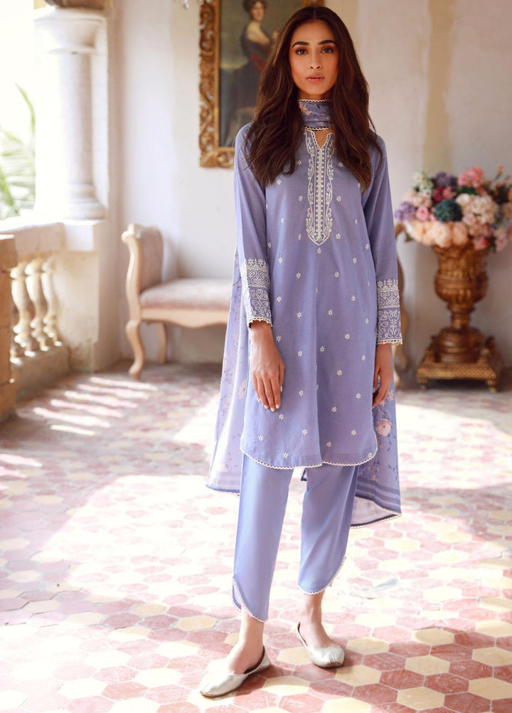Sahar Embroidered Lawn Suits Unstitched 3 Piece SHR23EE SSL-V3-23-24 - Eid Collection