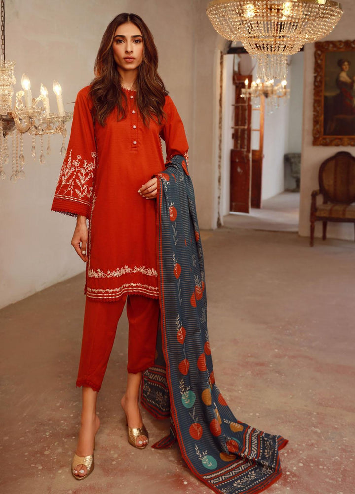 Sahar Embroidered Lawn Suits Unstitched 3 Piece SHR23EE SSL-V3-23-28 - Eid Collection