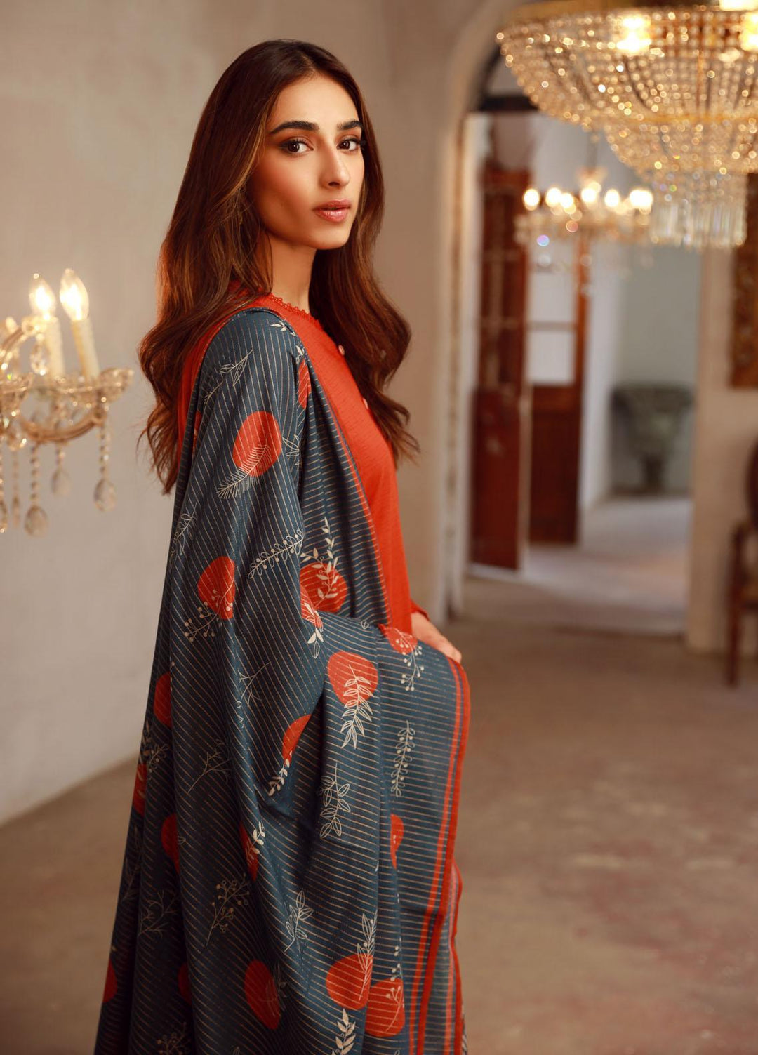 Sahar Embroidered Lawn Suits Unstitched 3 Piece SHR23EE SSL-V3-23-28 - Eid Collection