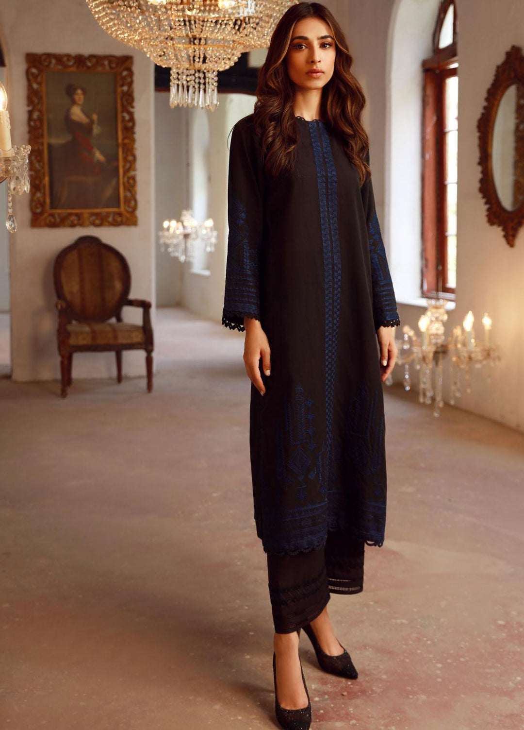 Sahar Embroidered Lawn Suits Unstitched 3 Piece SHR23EE SSL-V3-23-30 - Eid Collection