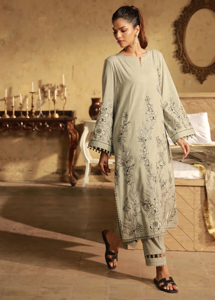 Sahar Embroidered Viscose Suit Unstitched 3 Piece SHR24 CV-24-V3-03 Baroque Grace - Winter Collection