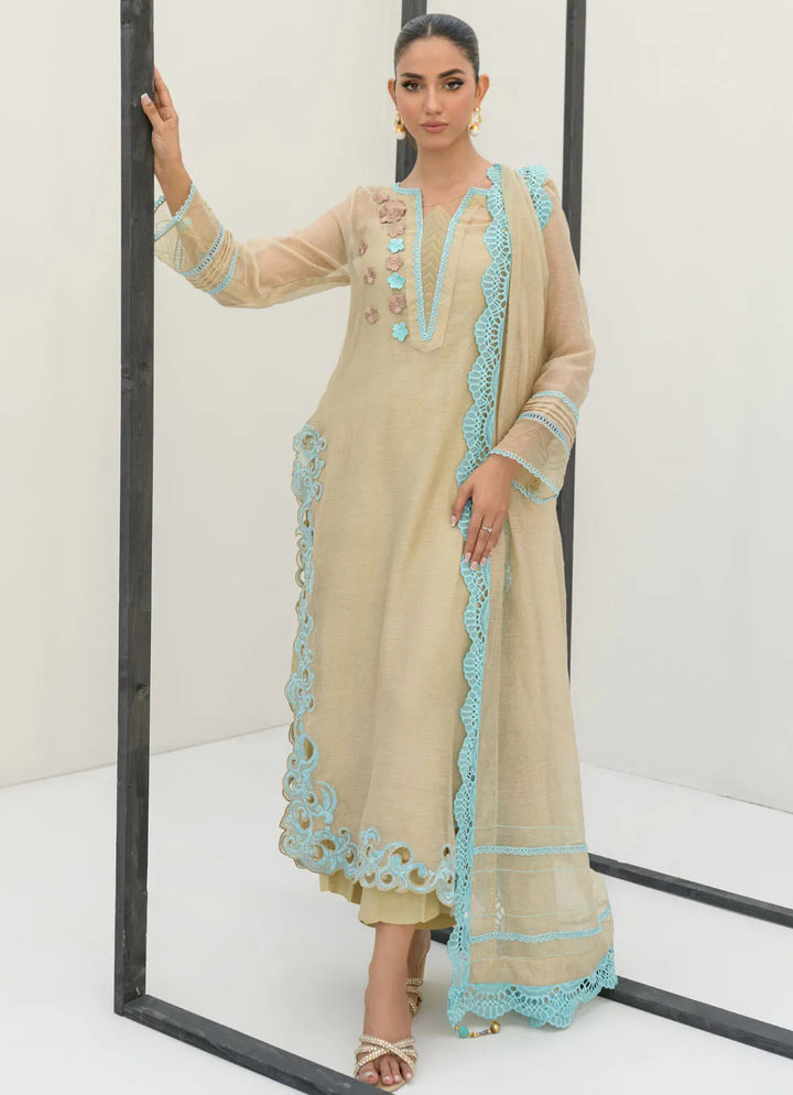 Sahar Kashif Pret Embroidered Viscose 3 Piece Suit Pure Sophistcation