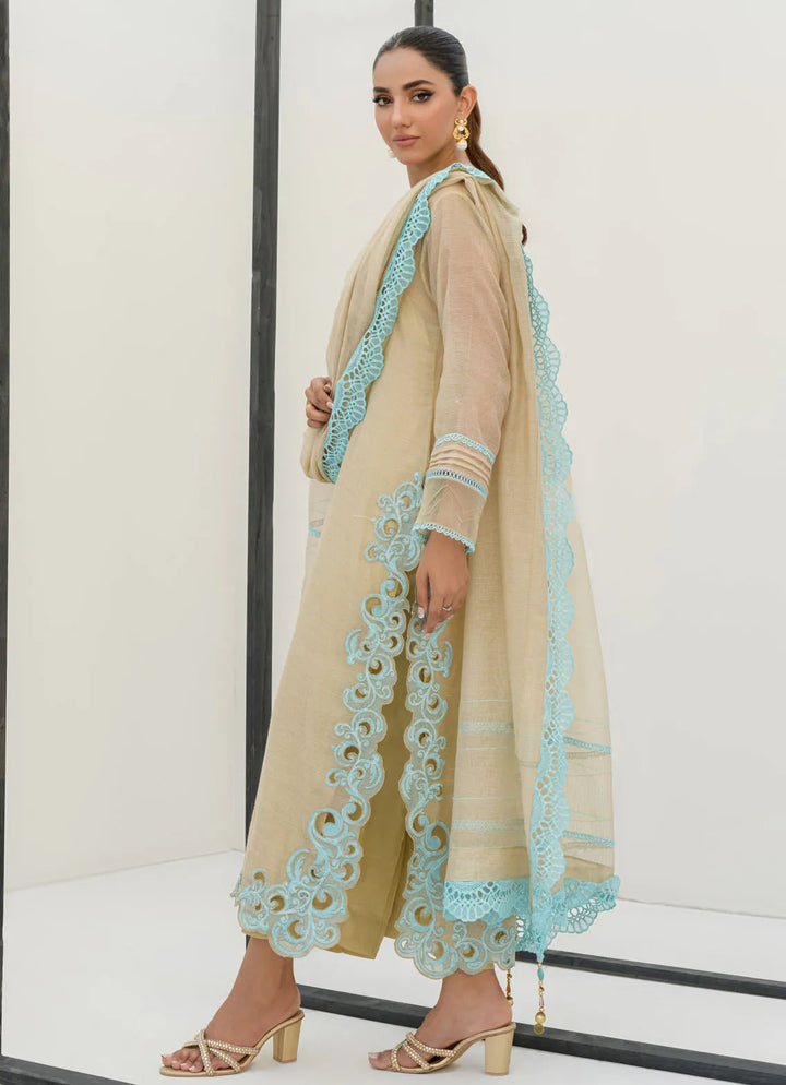 Sahar Kashif Pret Embroidered Viscose 3 Piece Suit Pure Sophistcation