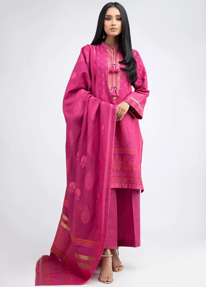 Sahar Cotton Jacquard Suits Unstitched 3 Piece SHR22J SWJ-V1-22-03 - Premium Collection