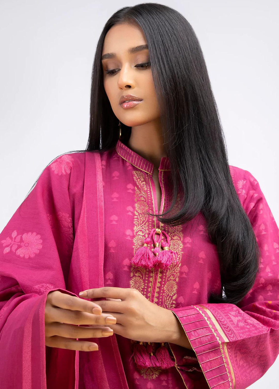 Sahar Cotton Jacquard Suits Unstitched 3 Piece SHR22J SWJ-V1-22-03 - Premium Collection