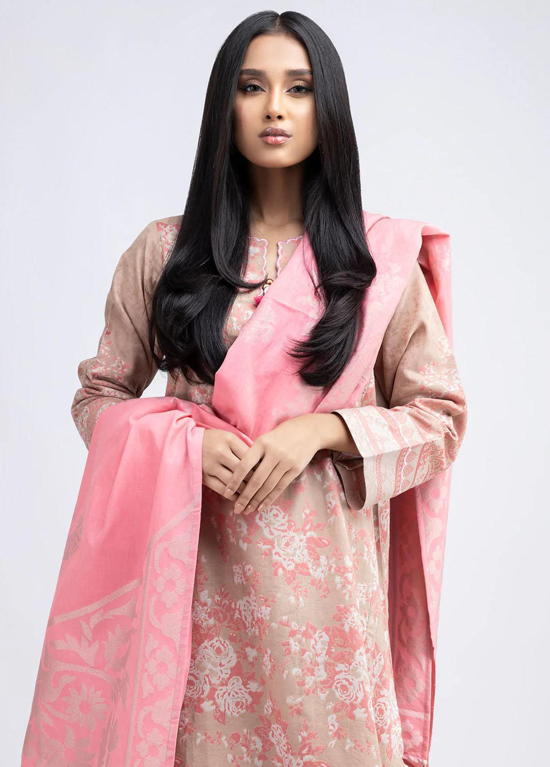 Sahar Cotton Jacquard Suits Unstitched 3 Piece SHR22J SWJ-V1-22-05 - Premium Collection