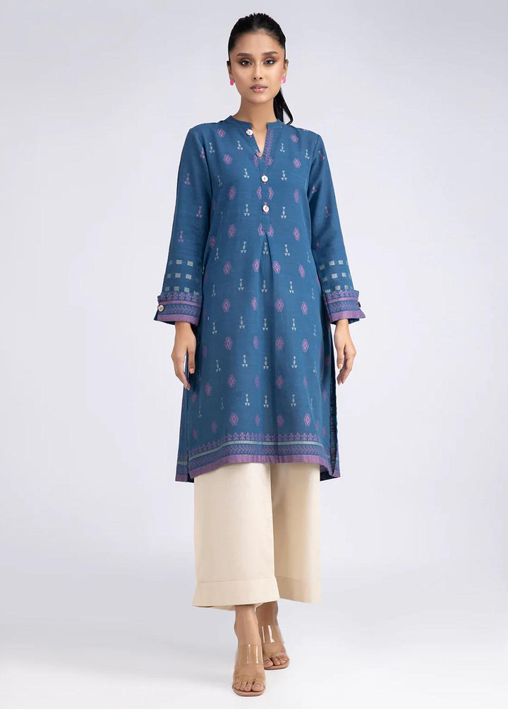 Sahar Jacquard Khaddar  Unstitched Kurti SHR22J SWJ-V1-22-07 - Premium Collection