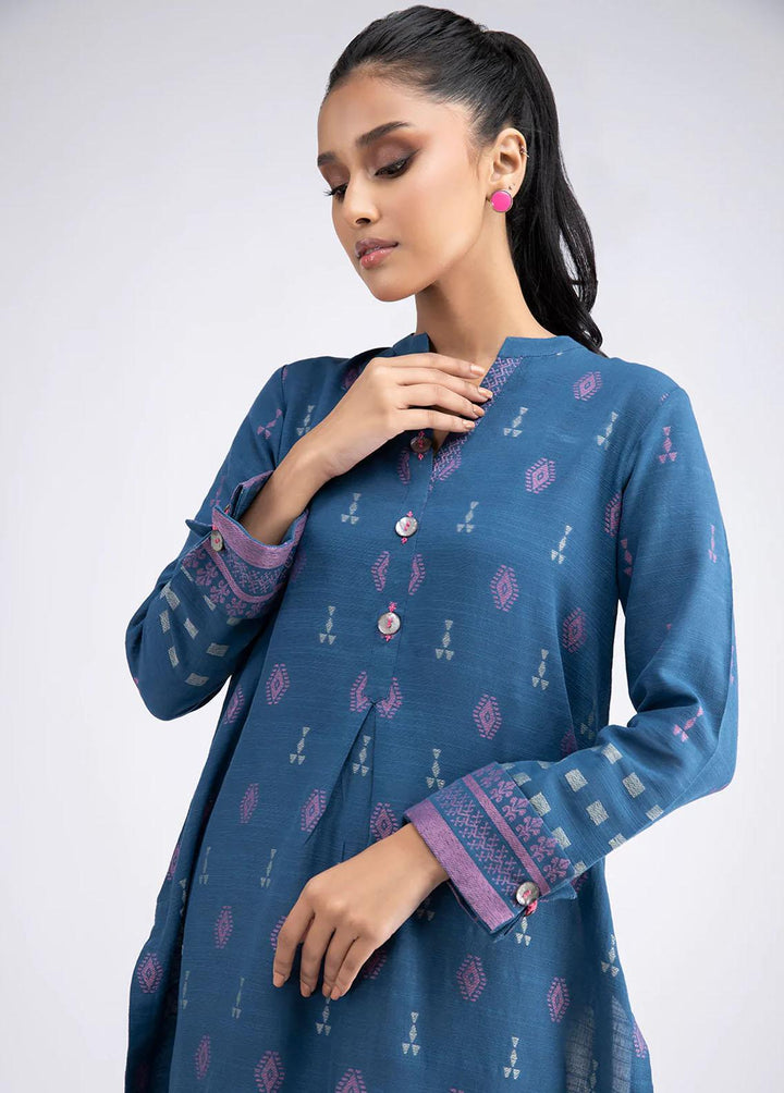 Sahar Jacquard Khaddar  Unstitched Kurti SHR22J SWJ-V1-22-07 - Premium Collection