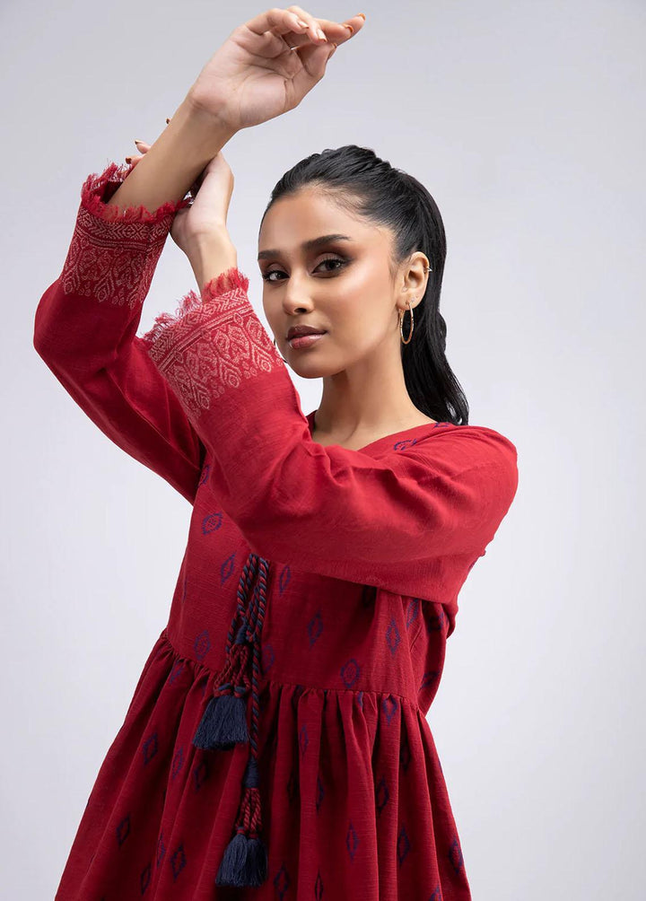 Sahar Jacquard Khaddar  Unstitched Kurti SHR22J SWJ-V1-22-09 - Premium Collection