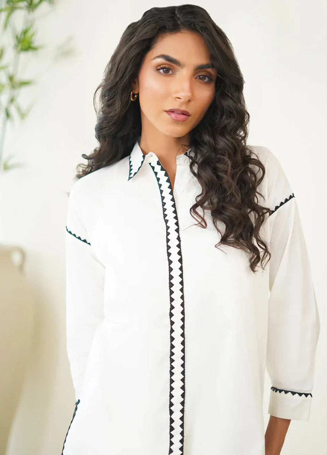 Sahar Pret Casual Cambric 2 Piece Suit SSMCS-RR-09 Polar Posh